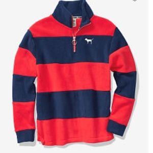 Victoria’s Secret Pink Fleece Halfzip NWOT